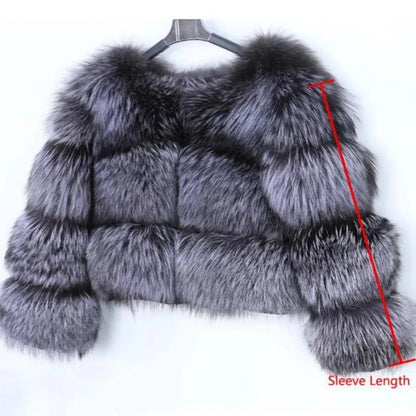 Faux Fur Coat Jacket Warm Thick