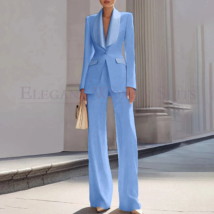 Customzied Suits Blazer Luxury One-Button Shawl