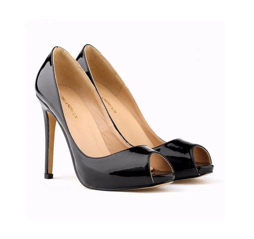 Pumps Fish Mouth High Heels Ladies11cm