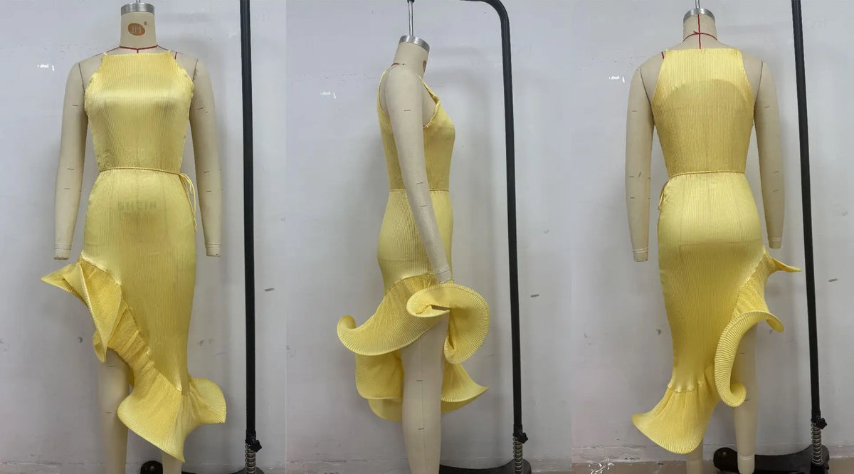 New and Vacation Style Irregular Sleeveless