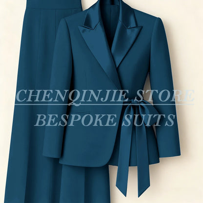 Tailored Blazer & Skinny Pants Suit