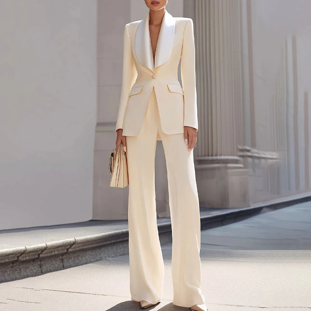Customzied Suits Blazer Luxury One-Button Shawl