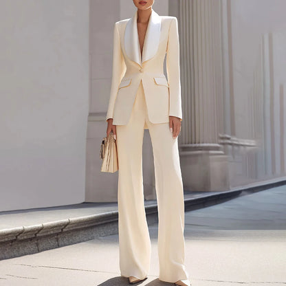 Customzied Suits Blazer Luxury One-Button Shawl