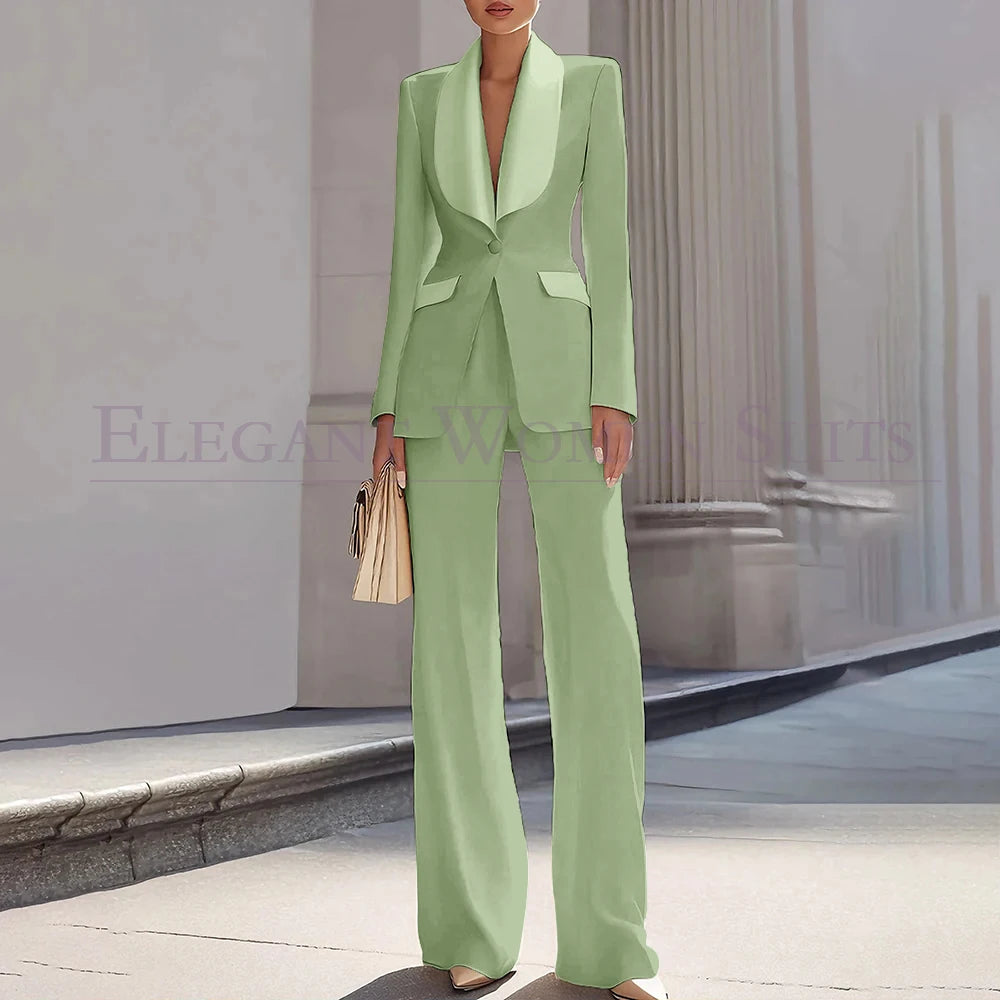 Customzied Suits Blazer Luxury One-Button Shawl