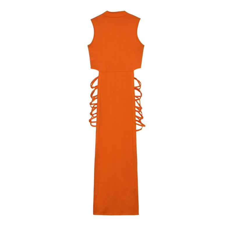 Criss Cross Cut-Out Bodycon Dress