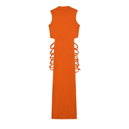 Criss Cross Cut-Out Bodycon Dress