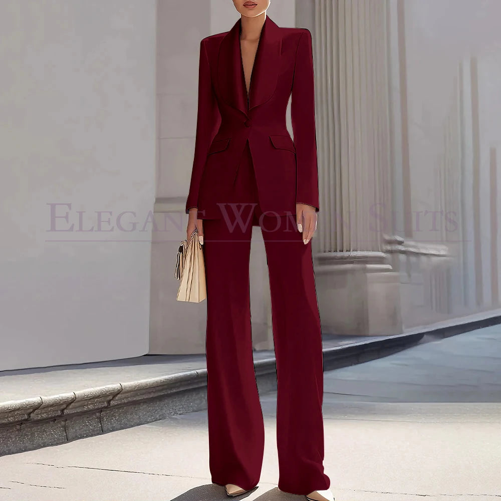 Customzied Suits Blazer Luxury One-Button Shawl