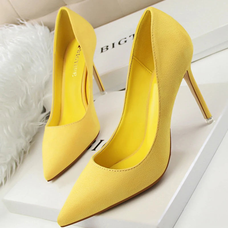 BIGTREE Shoes Pumps High Heels Shoes