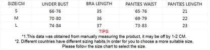3-Piece Lace Garter Belt Set
