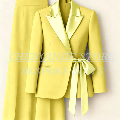 Tailored Blazer & Skinny Pants Suit
