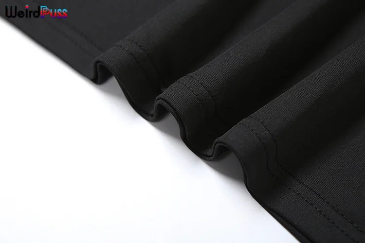 Weird Puss Incline Shoulder Dress Woman Summer Sexy Solid Irregular Collar Elegant Sleeveless Chic Party Skinny Evening Vestidos