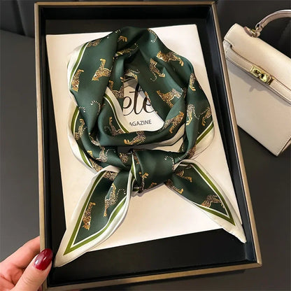 Silky Satin Fashion Head & Neck Scarf