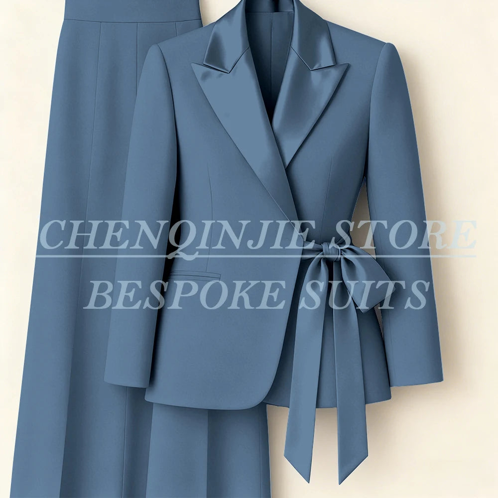 Tailored Blazer & Skinny Pants Suit