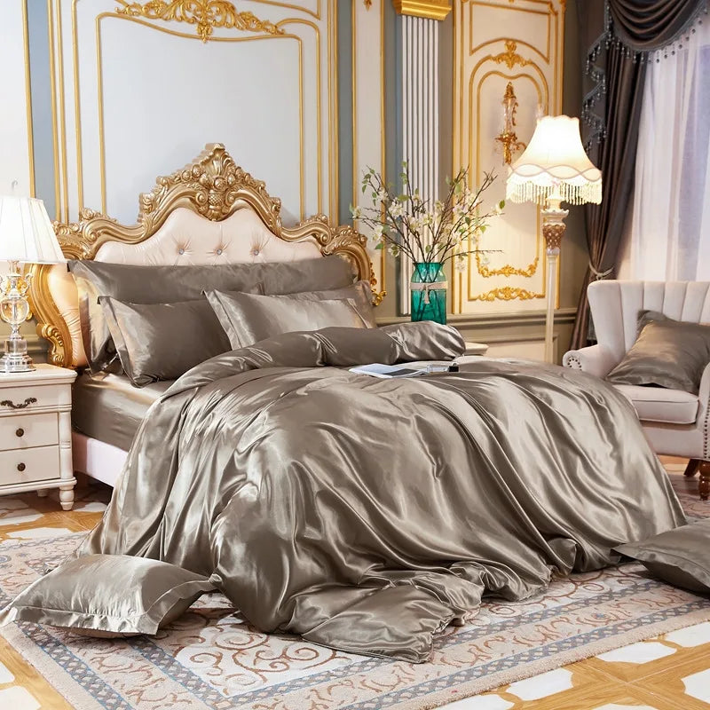 Mulberry Silk Luxury Satin Bedding Set