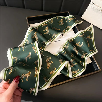 Silky Satin Fashion Head & Neck Scarf