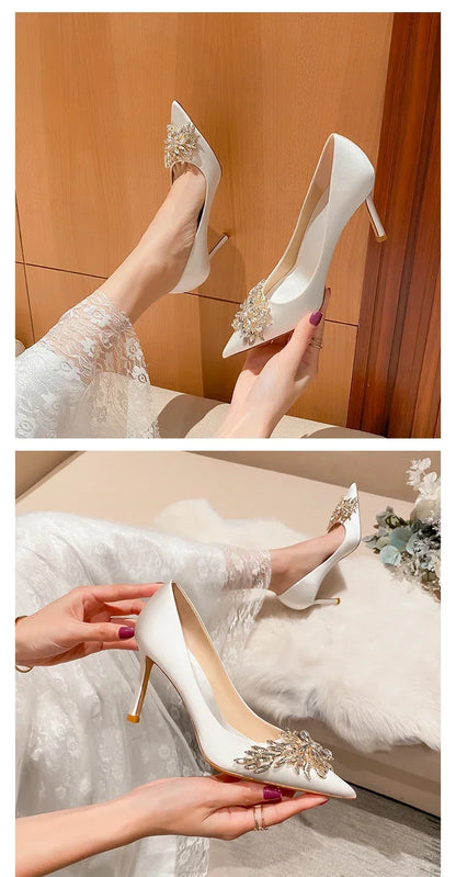 New Wedding Shoes Red High Heels