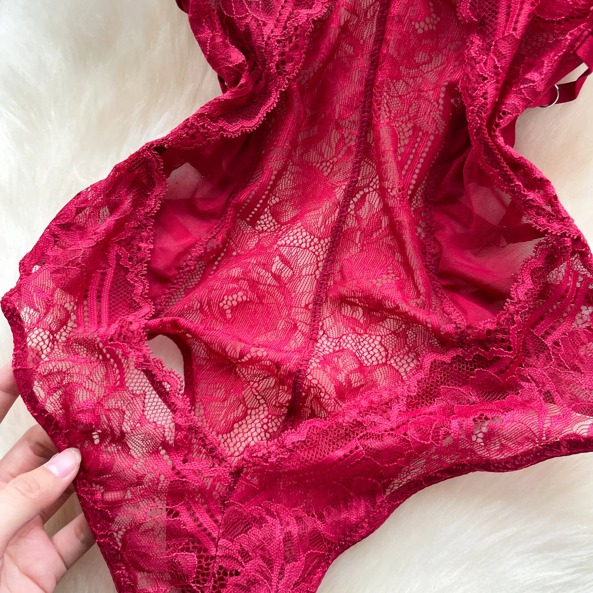 Halter lace Bodysuit Chic Elastic Bodycone