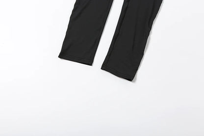 Y2K Backless Halter Fitness Jumpsuit