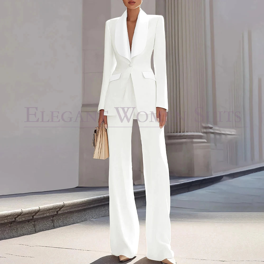 Customzied Suits Blazer Luxury One-Button Shawl