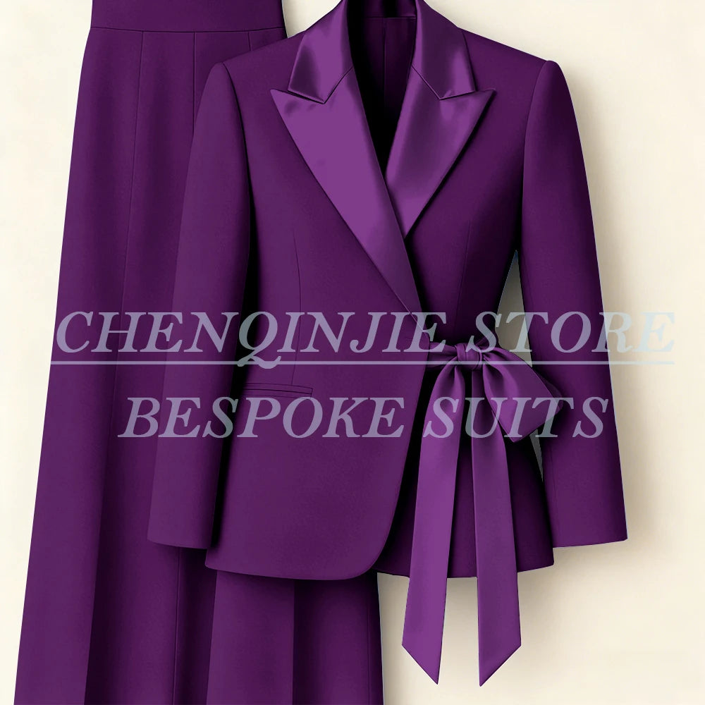Tailored Blazer & Skinny Pants Suit