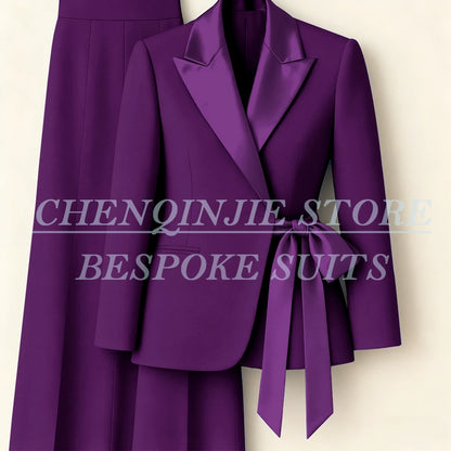 Tailored Blazer & Skinny Pants Suit