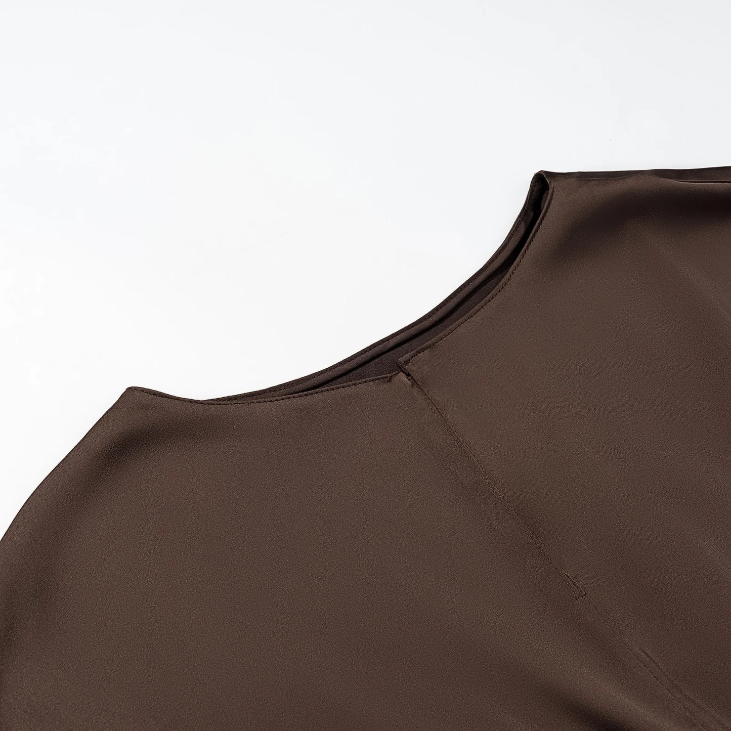 KONDALA Sexy Waist Hollow Dress Women Satin Asymmetrical Hem Lace Dress 2026 Spring Summer Fashion Holiday Dating Party Dress