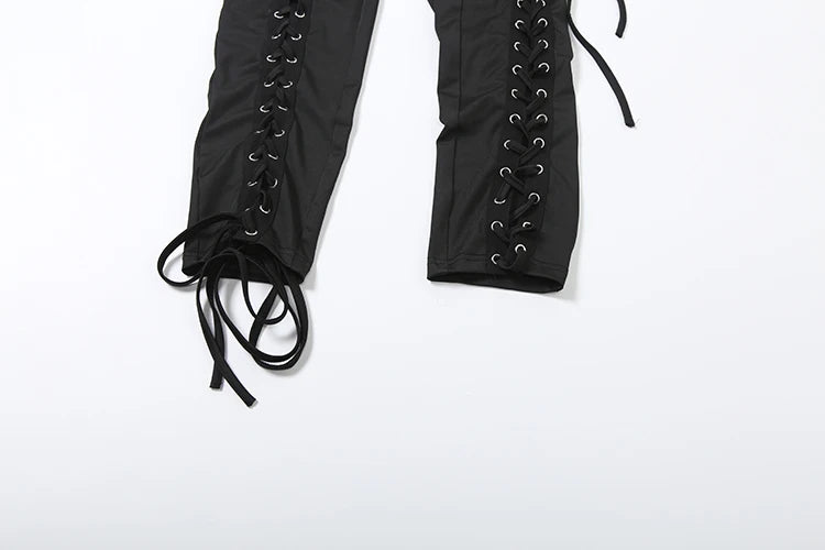 Weird Puss Sexy Fall Jumpsuits Women Diy Shirring o-Neck Full Sleeve Midnight Party Club Stretch Activity Fitness Slim Overalls