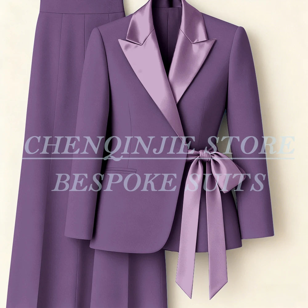 Tailored Blazer & Skinny Pants Suit