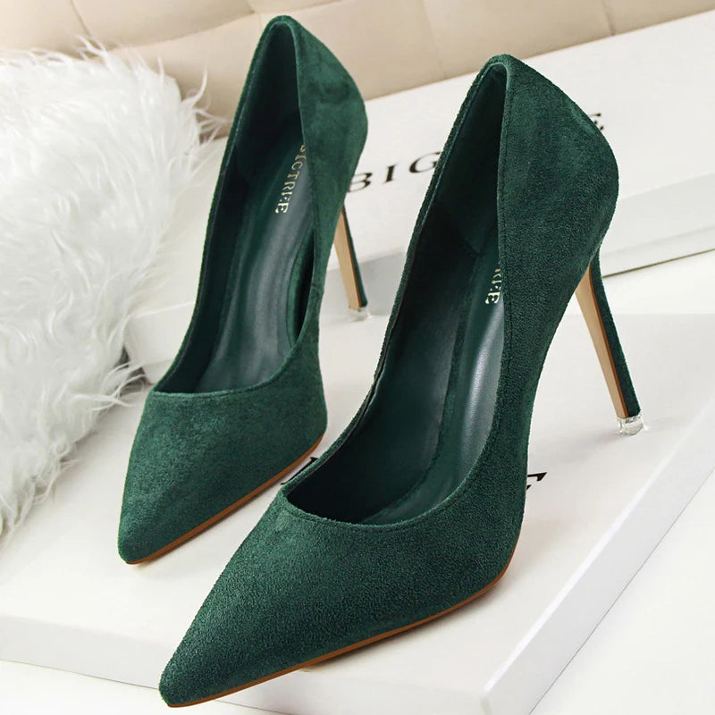 BIGTREE Shoes Pumps High Heels Shoes