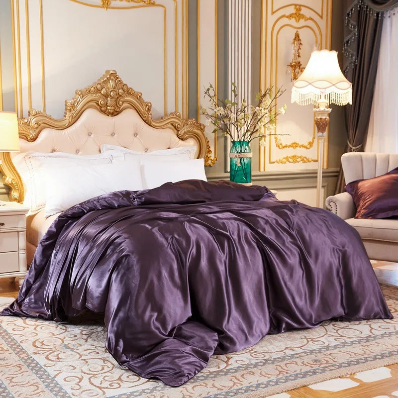 Mulberry Silk Luxury Satin Bedding Set