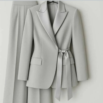 Tailored Blazer & Skinny Pants Suit