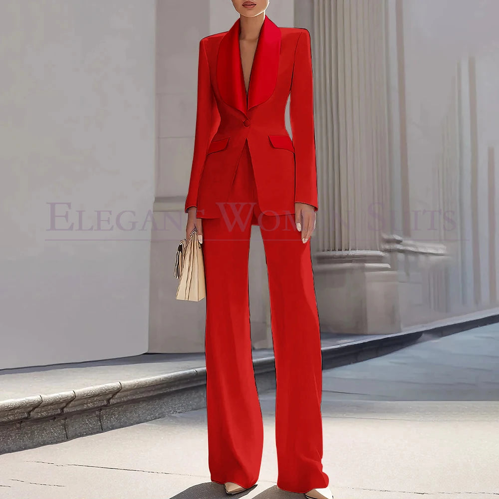 Customzied Suits Blazer Luxury One-Button Shawl