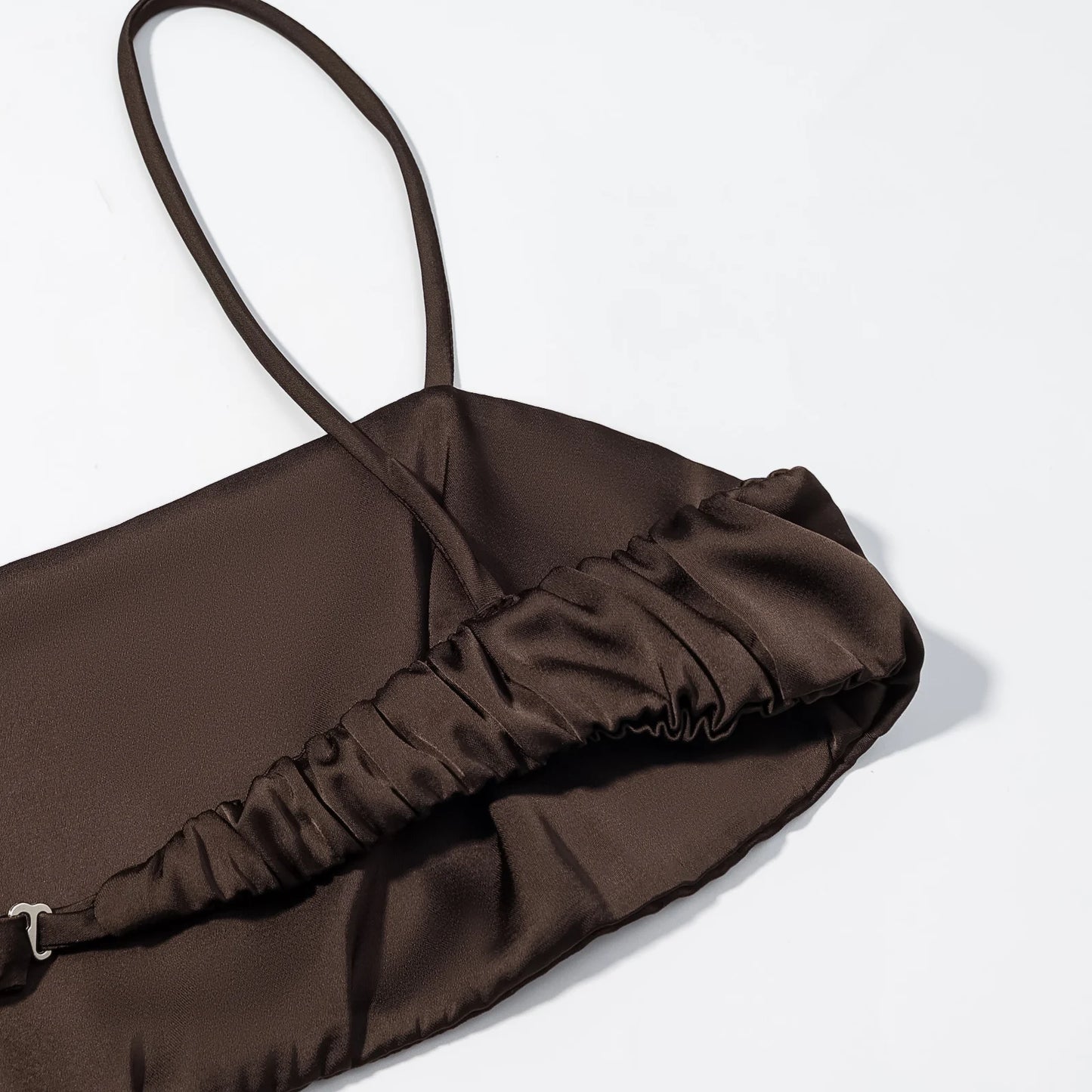 KONDALA Sexy Waist Hollow Dress Women Satin Asymmetrical Hem Lace Dress 2026 Spring Summer Fashion Holiday Dating Party Dress