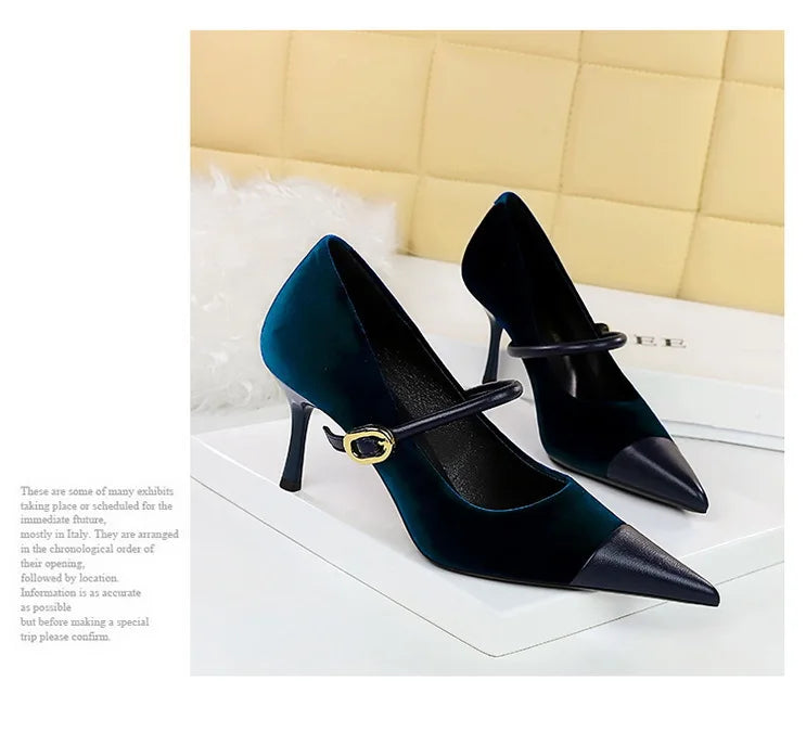 BIGTREE Shoes New Buckle Design Pumps