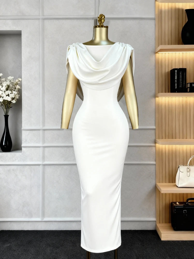 Backless Bodycon Maxi Dress