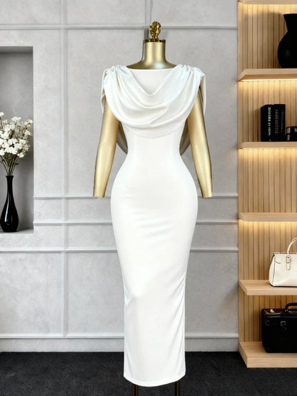Bodycon Maxi Dress Swinging Neck Backless