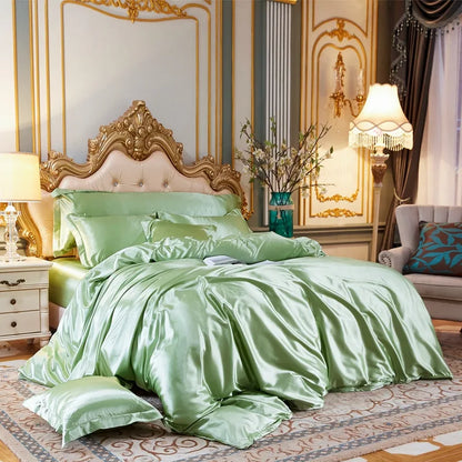 Mulberry Silk Luxury Satin Bedding Set