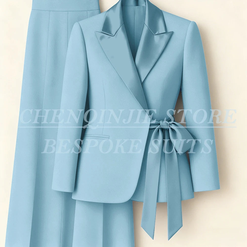 Tailored Blazer & Skinny Pants Suit