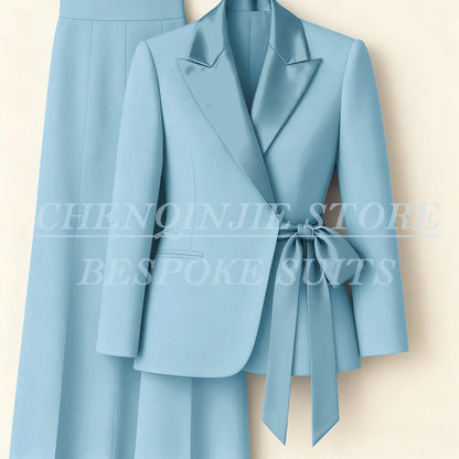 Tailored Blazer & Skinny Pants Suit