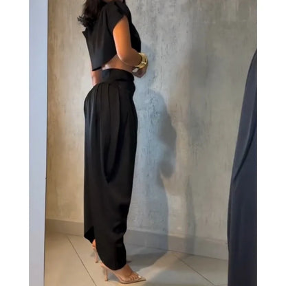 Y2k Streetwear 2-piece Set Outfit Cropped