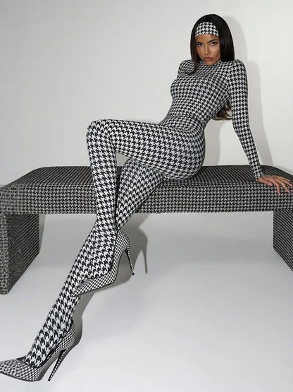 Weird Puss Foot Jumpsuit Snake Print
