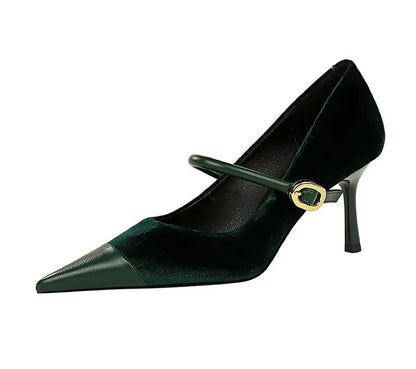 BIGTREE Shoes New Buckle Design Pumps