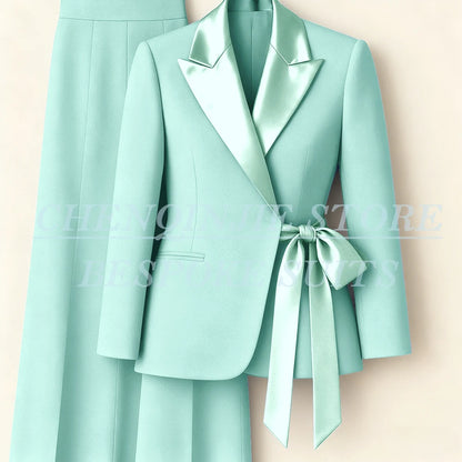Tailored Blazer & Skinny Pants Suit