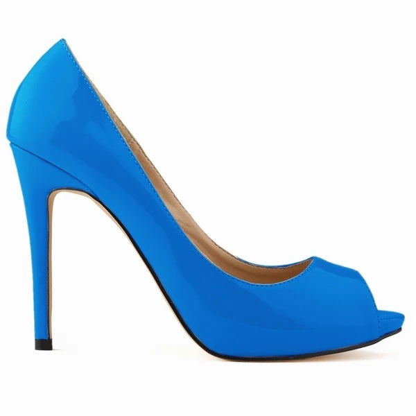 Pumps Fish Mouth High Heels Ladies11cm