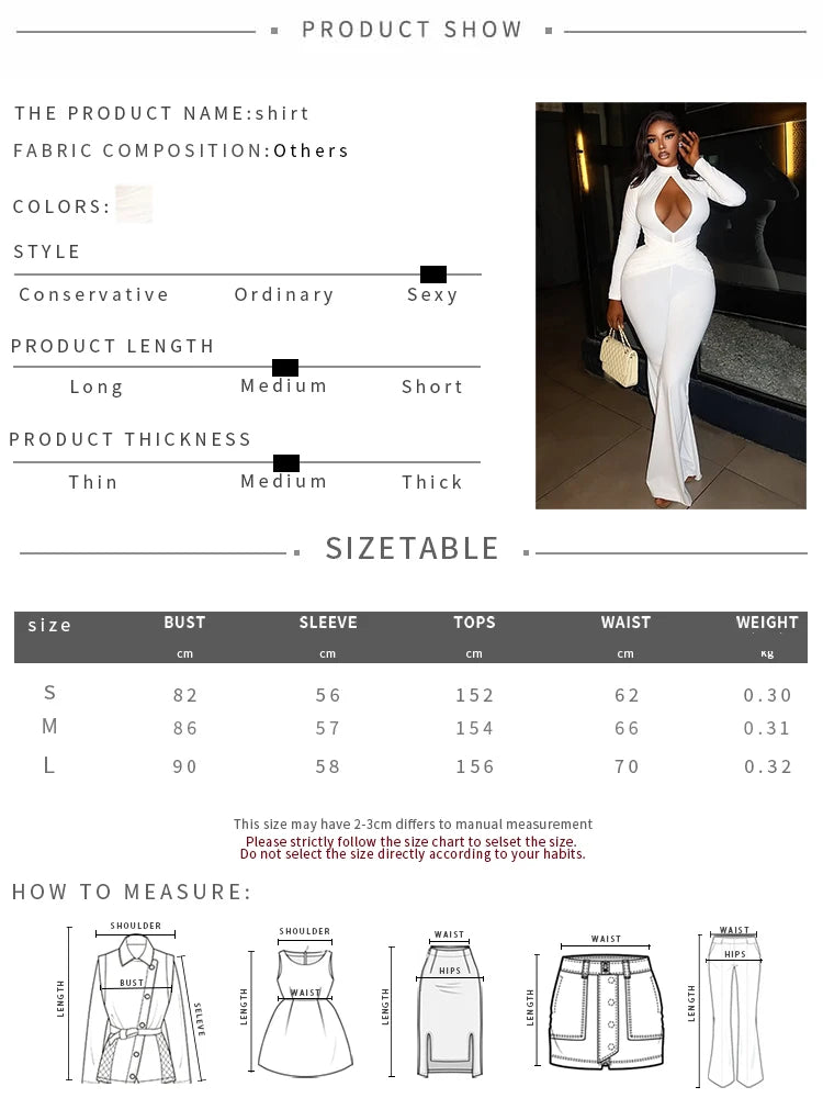 Weird Puss Sexy Hollow Jumpsuits Woman Elegant Spring Turtleneck Full Sleeve Skinny Midnight Club Party Stretch Flare Overalls