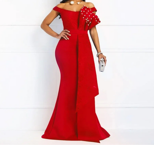 2026 Luxury Dress Designers Beaded Off