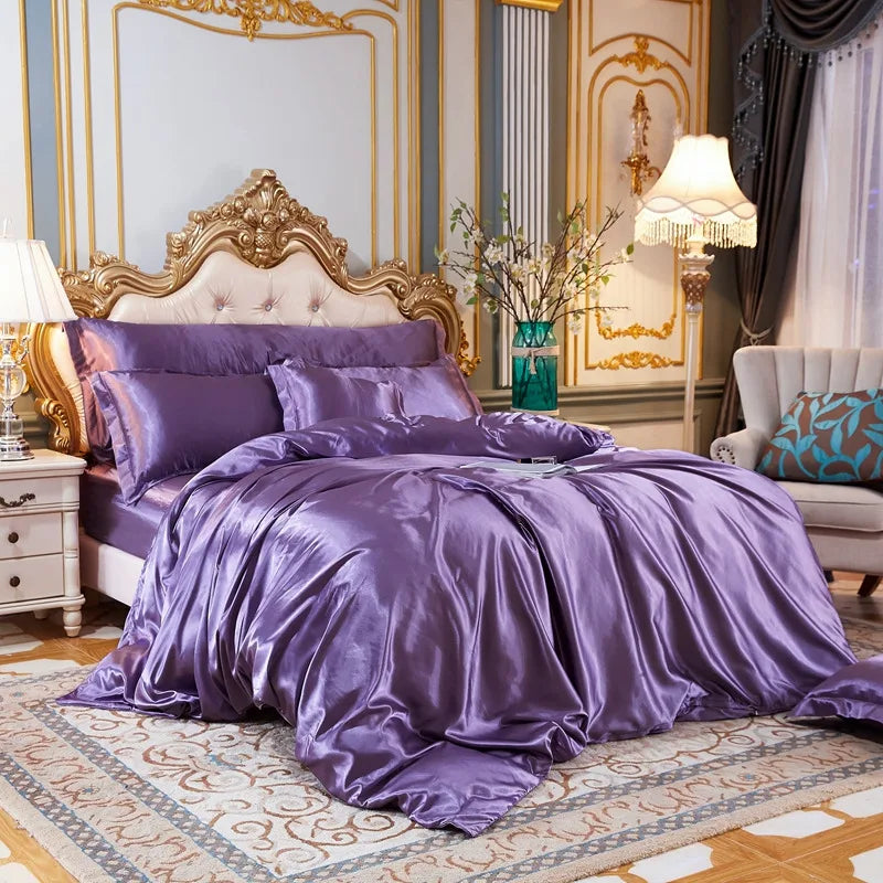 Mulberry Silk Luxury Satin Bedding Set