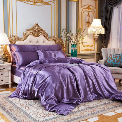 Mulberry Silk Luxury Satin Bedding Set