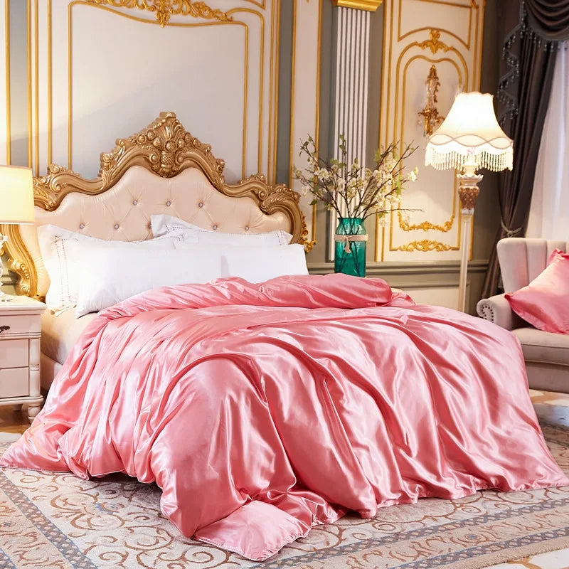 Mulberry Silk Luxury Satin Bedding Set