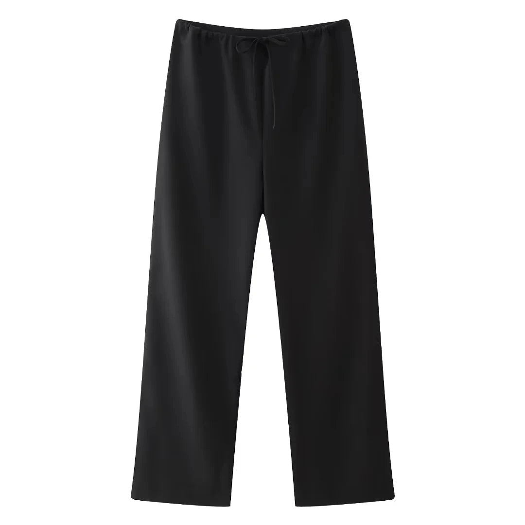 HH Vintage Solid Pant Sets Backless
